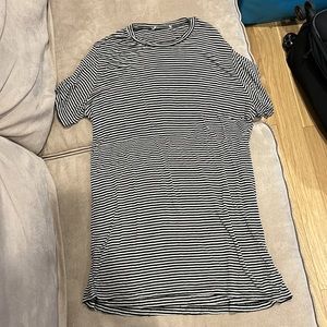 Brandy Melville T-Shirt Dress - Striped - One Size